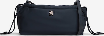 TOMMY HILFIGER - Mala de ombro em azul: frente