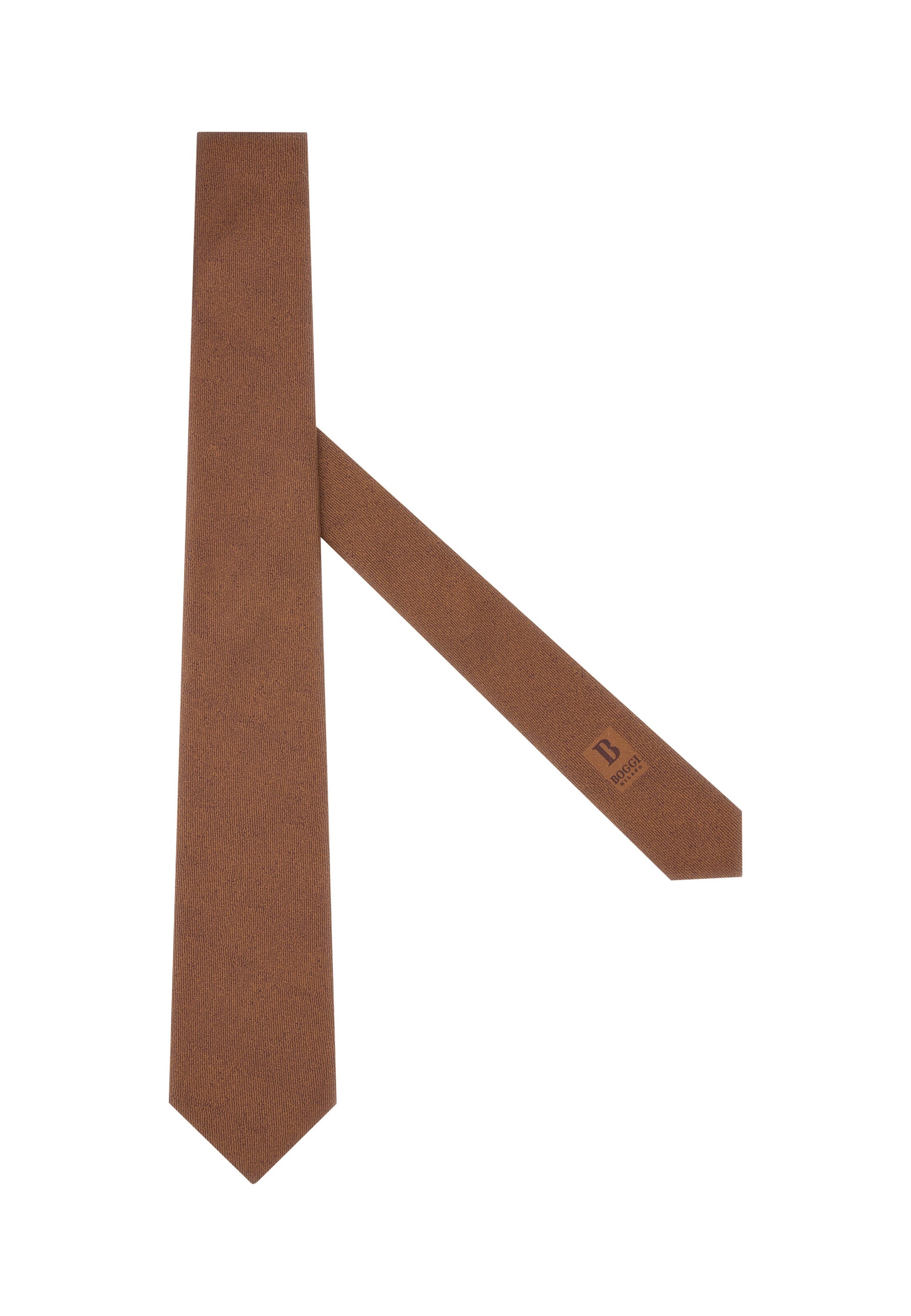 Boggi Milano Krawatte in rostrot, Produktansicht