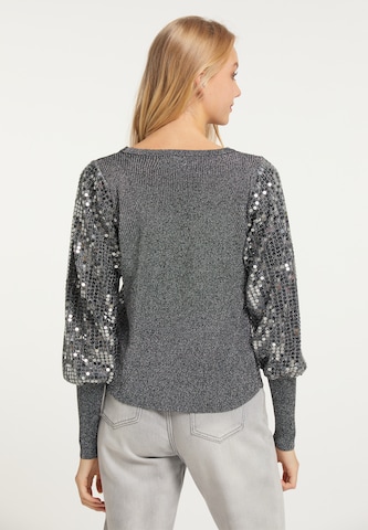 myMo at night Pullover in Silber