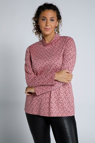 T-shirt Ulla Popken en rose : devant