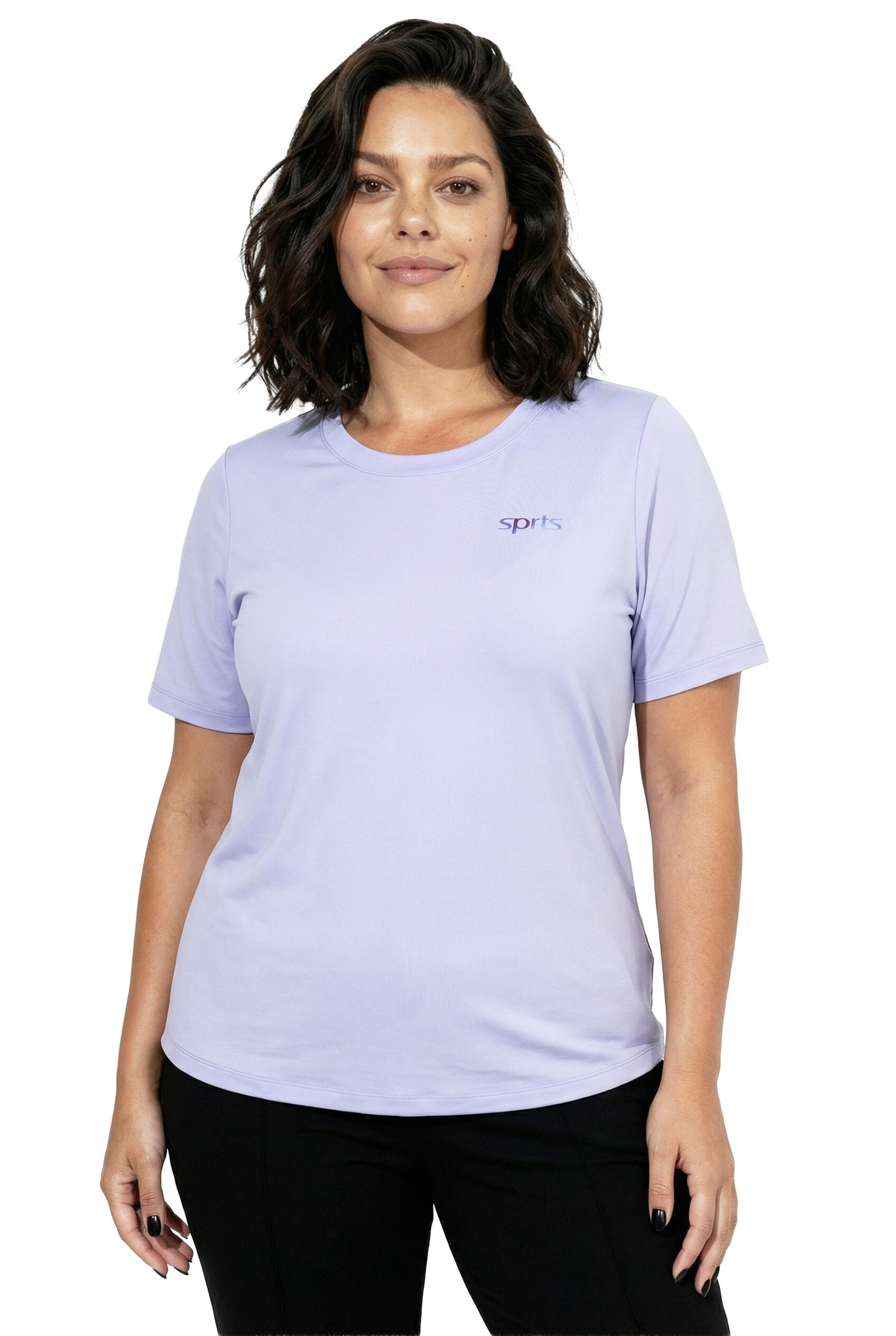 Ulla Popken Shirt in Purple: front