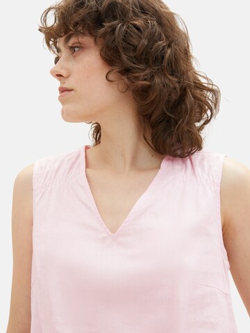 TOM TAILOR Bluse in Pink