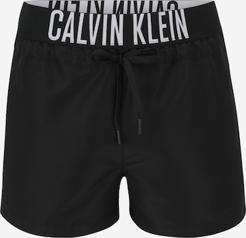 Calvin Klein Swimwear Badeshorts i sort: forside