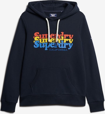 Superdry Sweatshirt in Blauw: voorkant