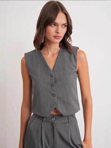 Gilet di MixRay in grigio: frontale