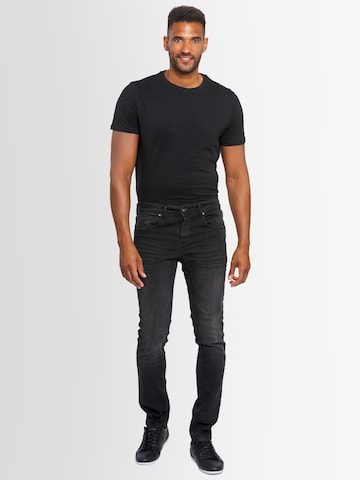 Alessandro Salvarini Regular Jeans in Zwart