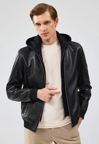 Veste mi-saison Derimod en noir : devant
