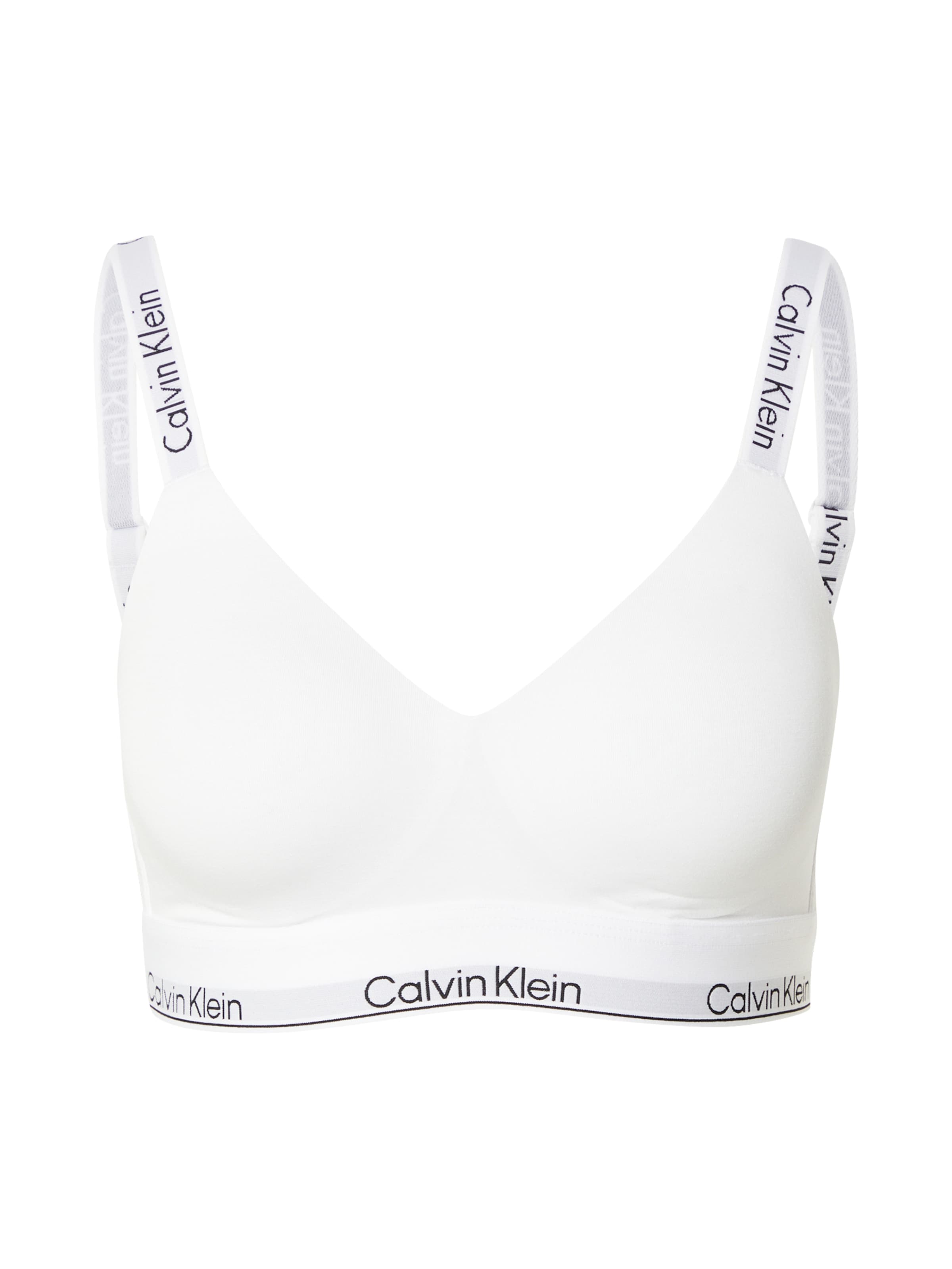 Calvin Klein Underwear Trojuholníky Podprsenka - Biela: predná strana