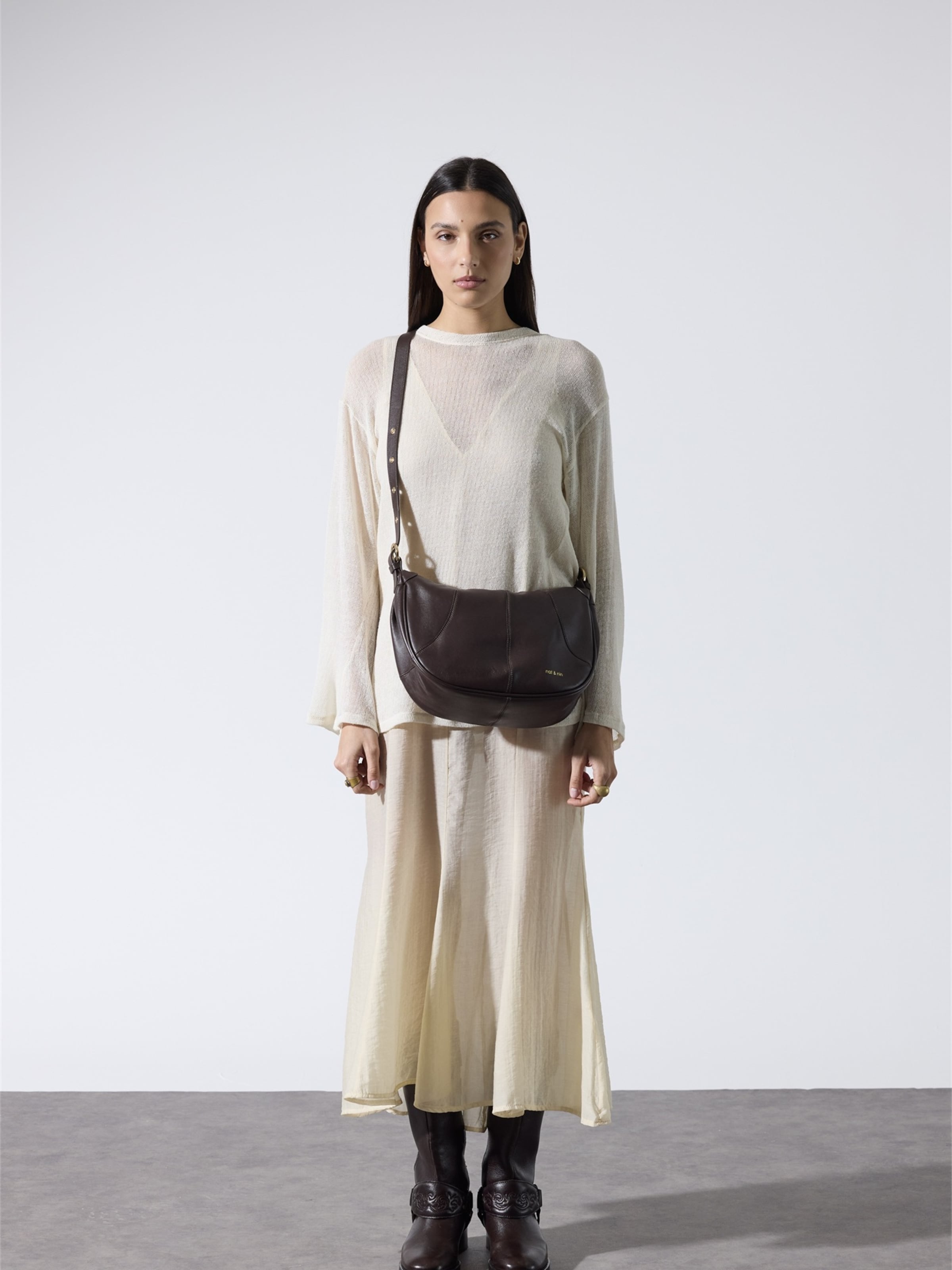 Nat&Nin Crossbody Bag ' TARA ' in Brown
