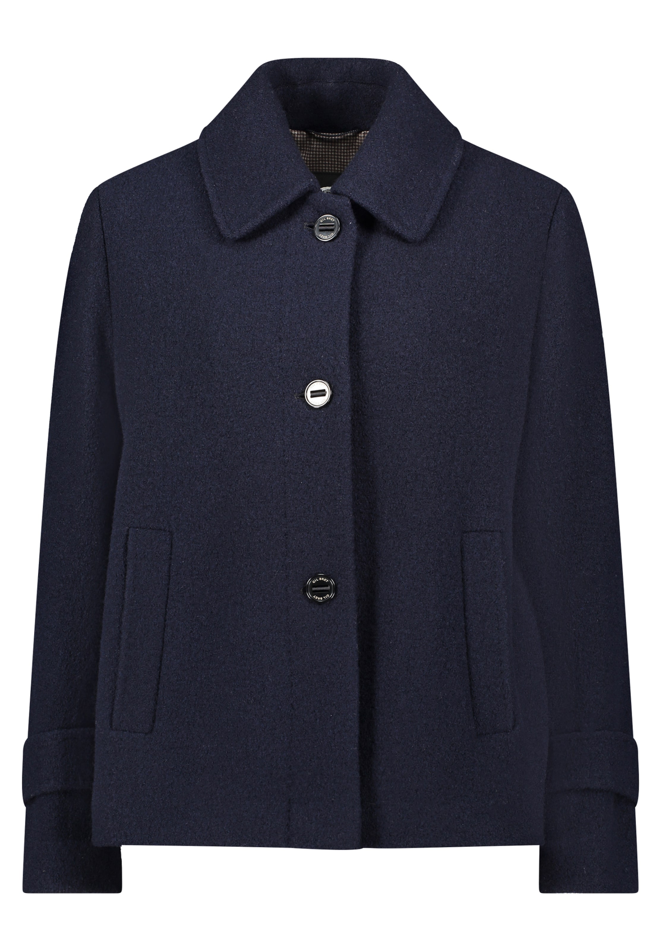 GIL BRET Between-Seasons Coat in Blue: front