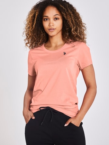 U.S. POLO ASSN. Top ' Amy ' – oranžová: přední strana