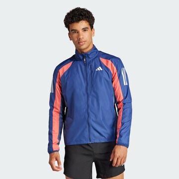 ADIDAS PERFORMANCE Outdoorjas in Blauw: voorkant