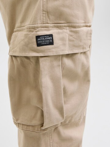 JACK & JONES Свободный крой Брюки-карго 'JPSTKANE JONNIE' в Бежевый