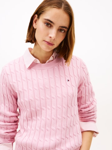 TOMMY HILFIGER Pullover in Pink