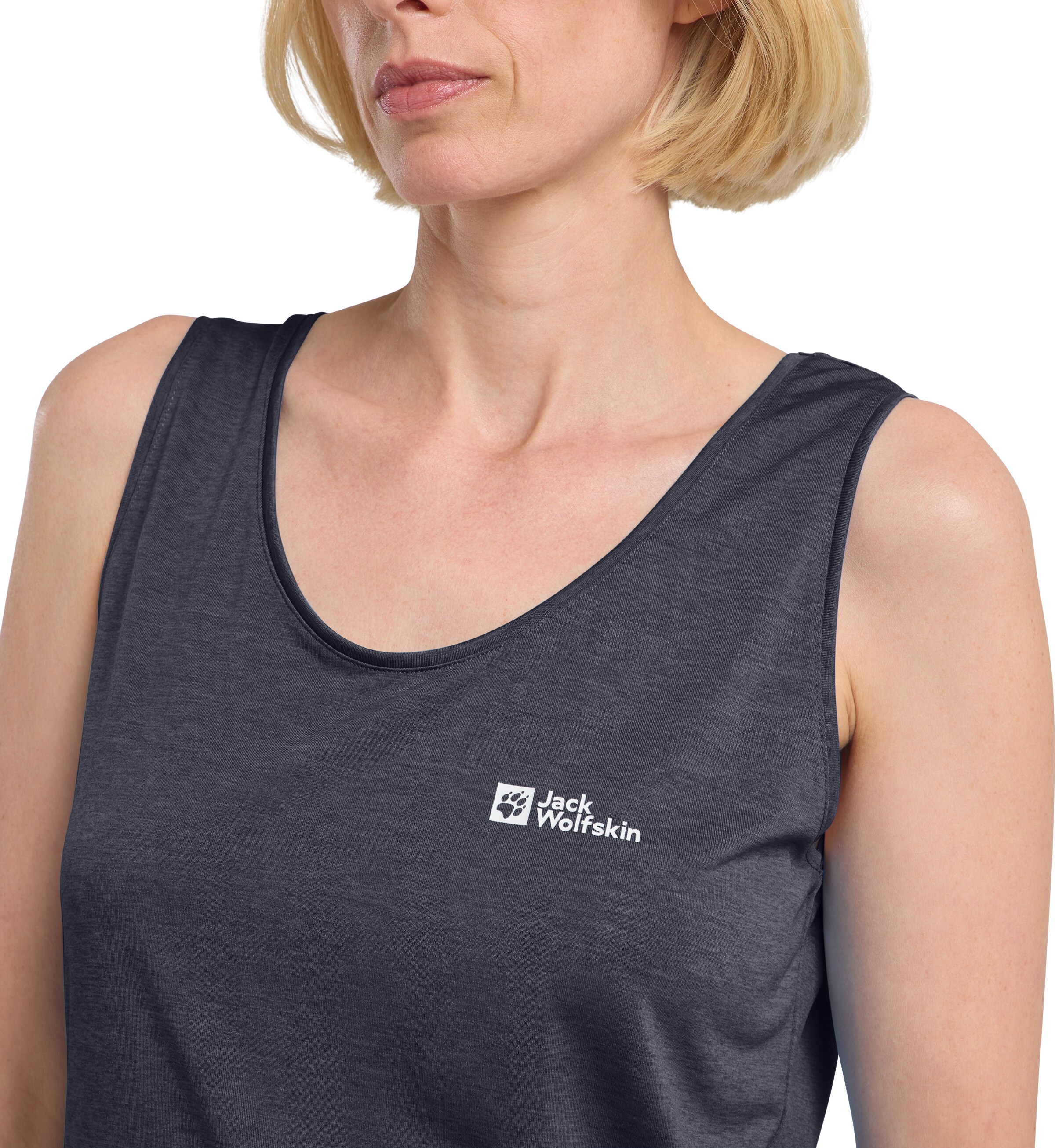 JACK WOLFSKIN Sporttop in Grau