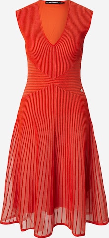 Karl Lagerfeld Strikkjole i orange: forside