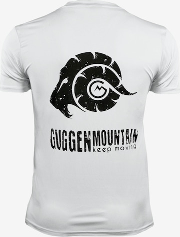 Guggen Mountain Funktionsshirt in Weiß: Vorderseite