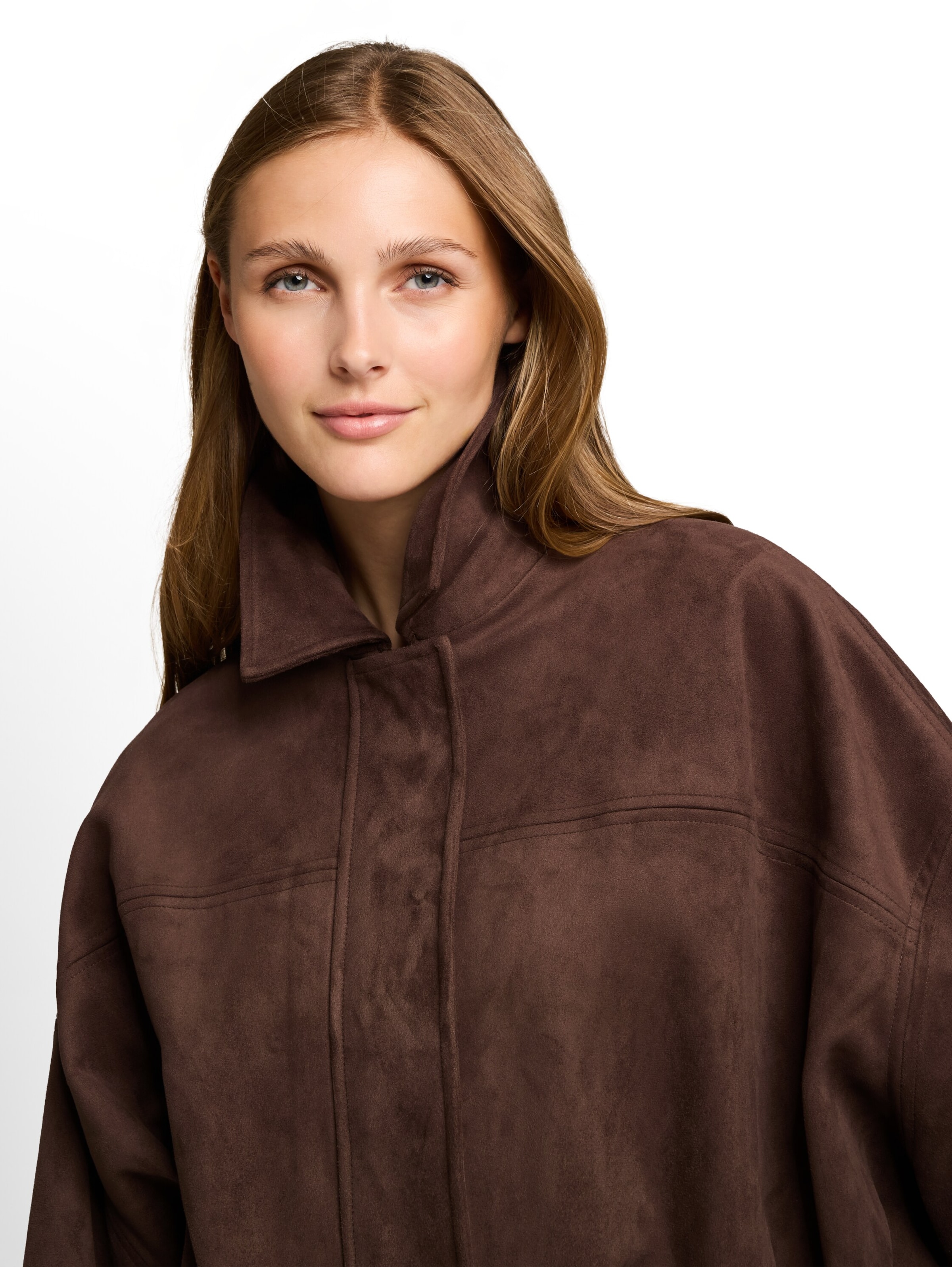 TOM TAILOR DENIM Between-Season Jacket in Brown