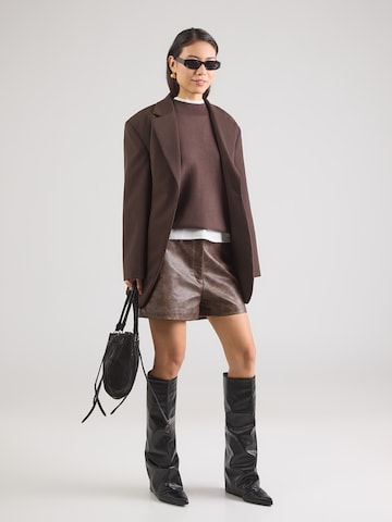 Pull-over COMMA en marron