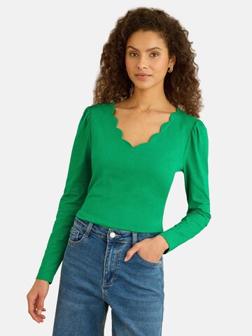 love & roses Футболка в Зеленый: спереди