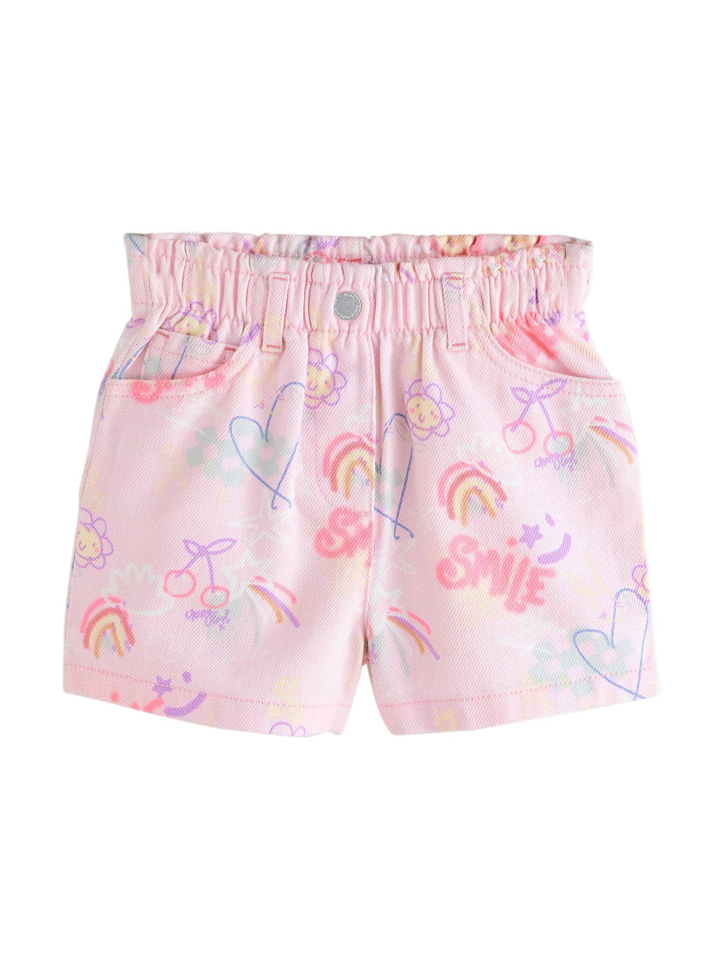 Next Loosefit Shorts in Pink: Vorderseite