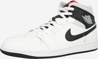 Sportbačiai su auliuku 'AIR JORDAN 1' iš Jordan, spalva – šviesiai pilka / neoninė oranžinė / juoda / balta, Prekių apžvalga