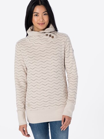 Ragwear Sweatshirt in Beige: Vorderseite