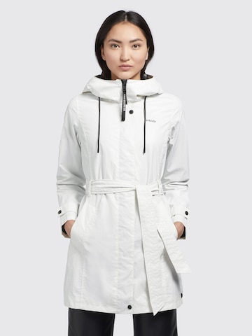 khujo Raincoat 'Alecia2' in White: front
