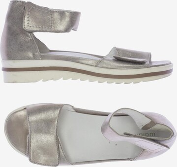 WALDLÄUFER Sandals & High-Heeled Sandals in 38,5 in Grey: front