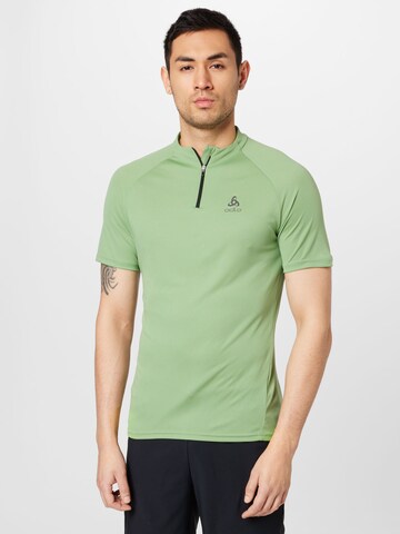 ODLO - Camisa funcionais 'Essential Trail' em verde: frente