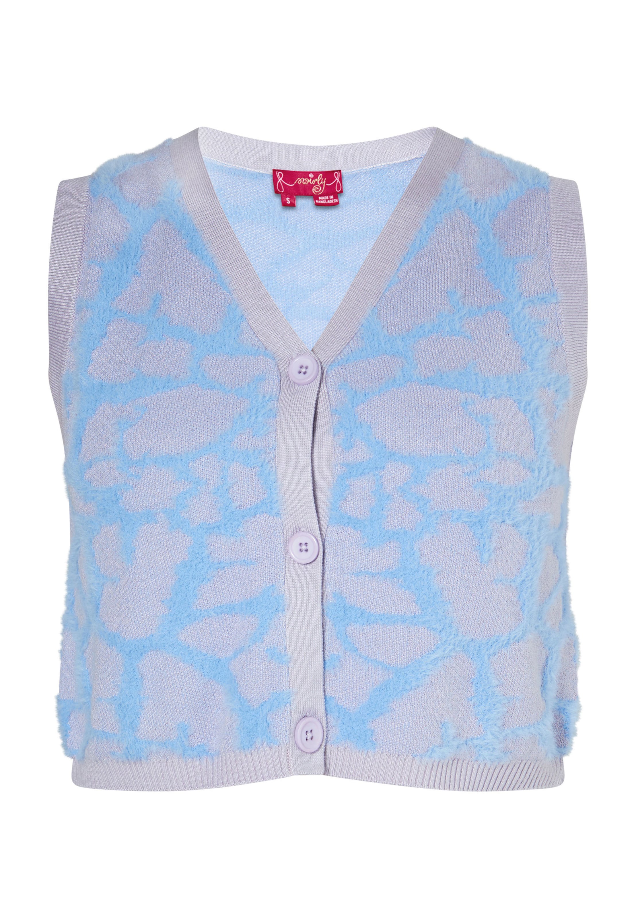 swirly Вязаная кофта в Серый: спереди