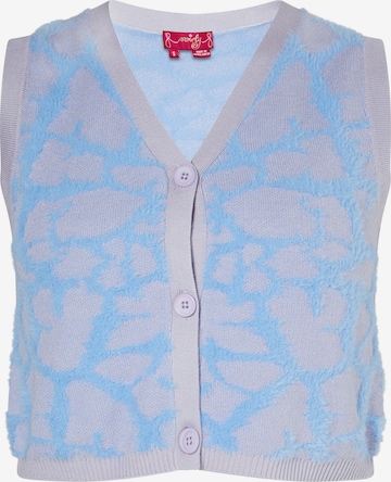 Cardigan swirly en gris : devant