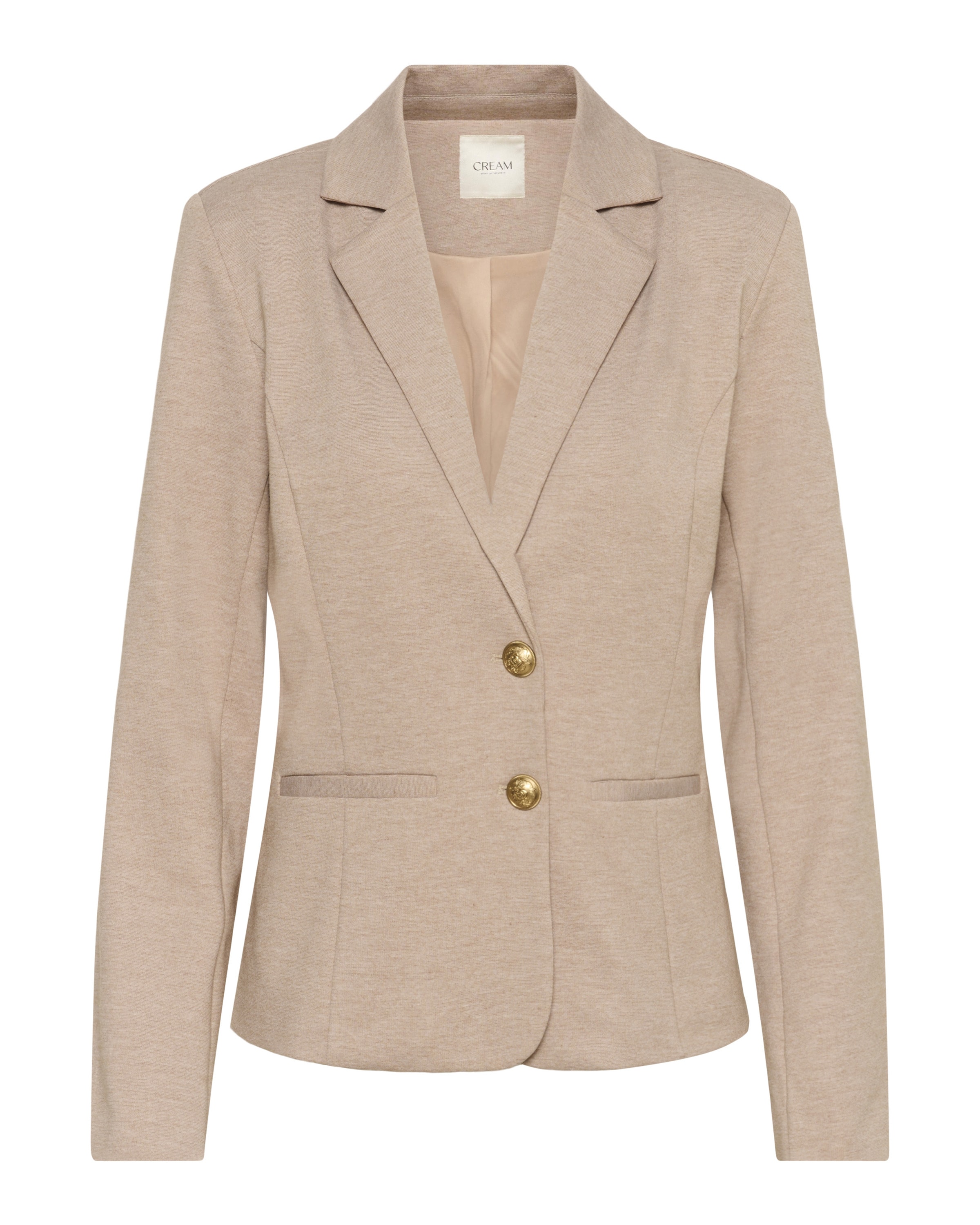 Blazer 'CRAnett' Cream en beige : devant