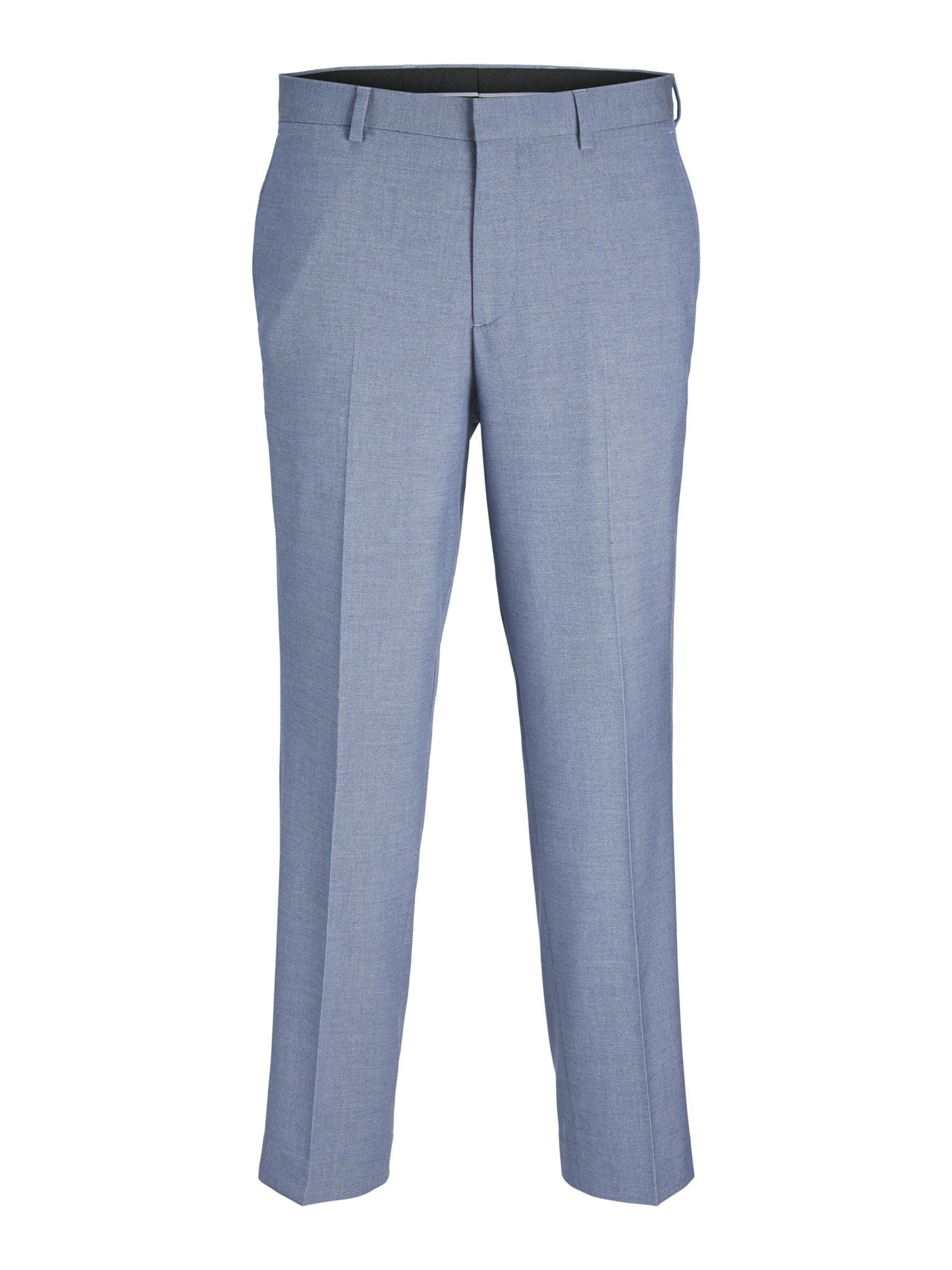 JACK &amp; JONES Regular Pleat-front trousers &#x27;JPRBushwick Mathew&#x27; in Blue: front