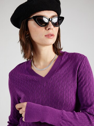 MORE & MORE Sweater in Purple