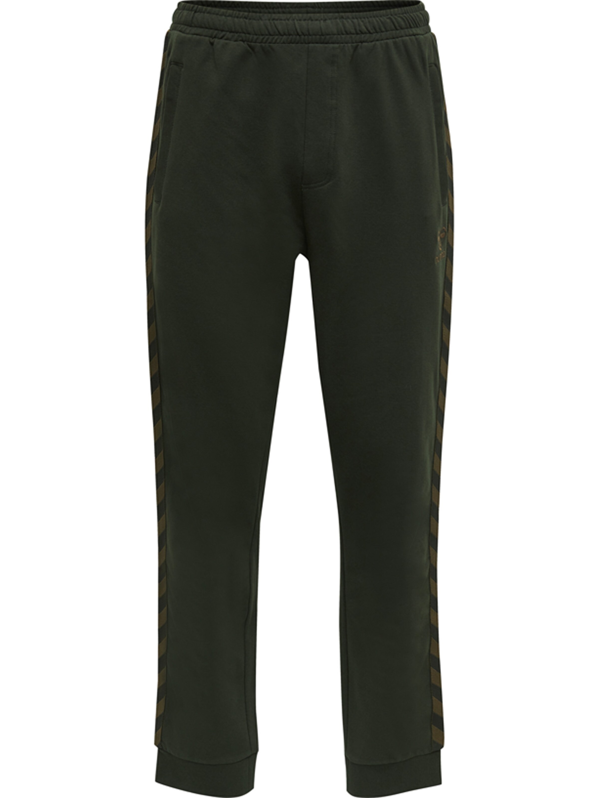 Hummel Tapered Sportbroek 'Move' in Groen: voorkant