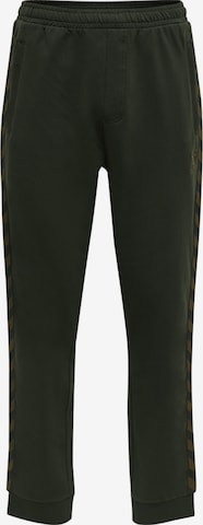 Hummel Tapered Sportbroek 'Move' in Groen: voorkant