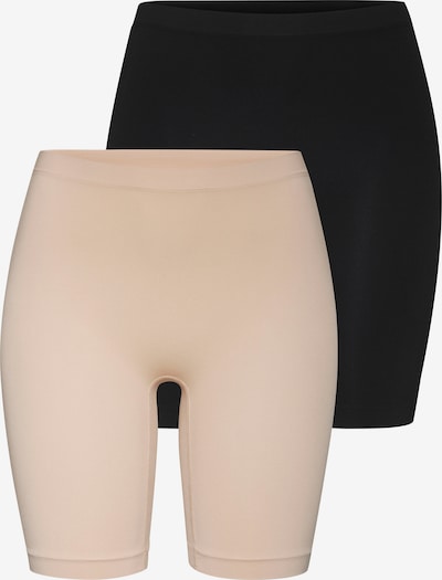 LASCANA Duge gaće u bež / crna, Pregled proizvoda