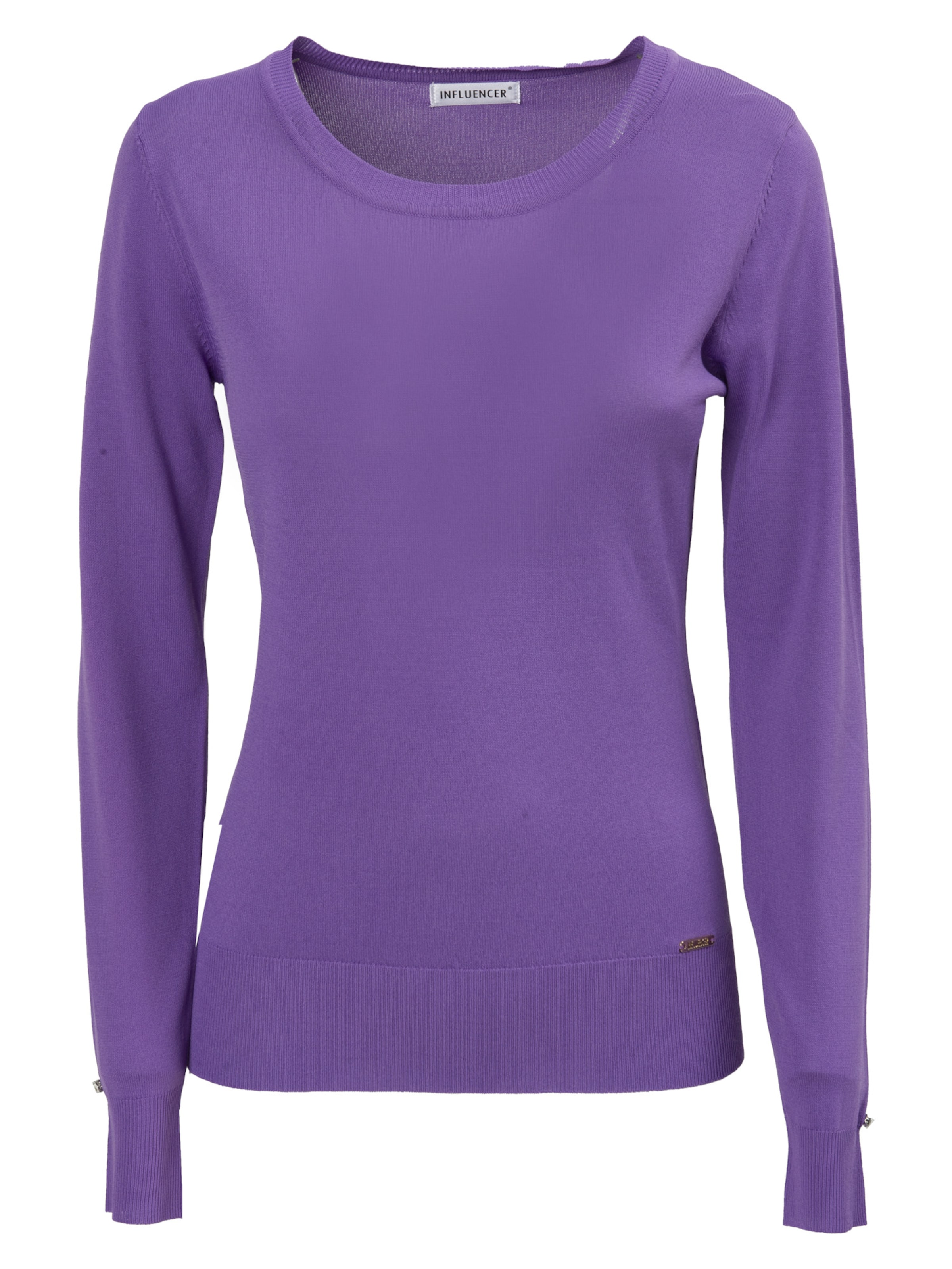 Influencer Sweater in Purple: front
