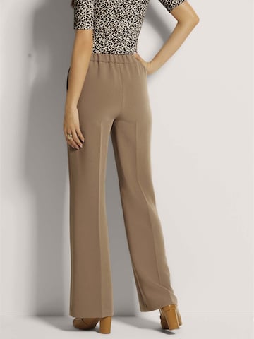 Loosefit Pantalon à plis MADELEINE en marron