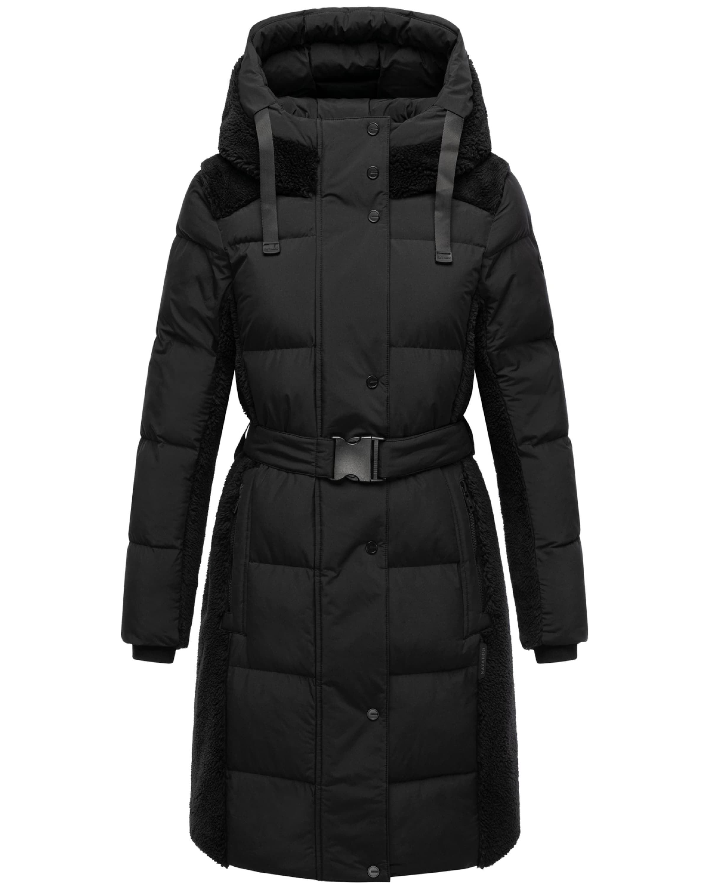 NAVAHOO Mantel in Schwarz: Vorderseite