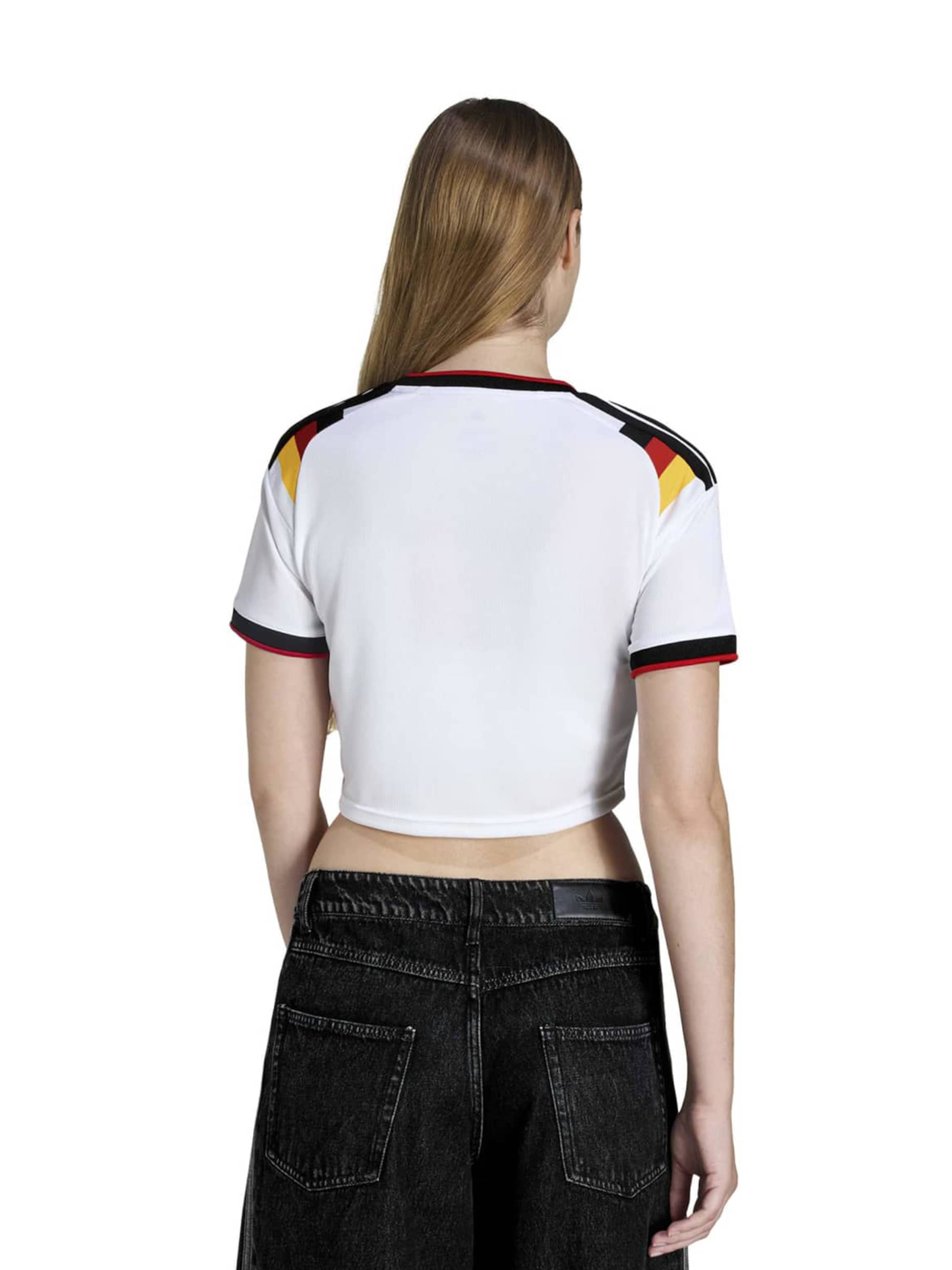 ADIDAS PERFORMANCE Αθλητική φανέλα 'DFB' σε λευκό