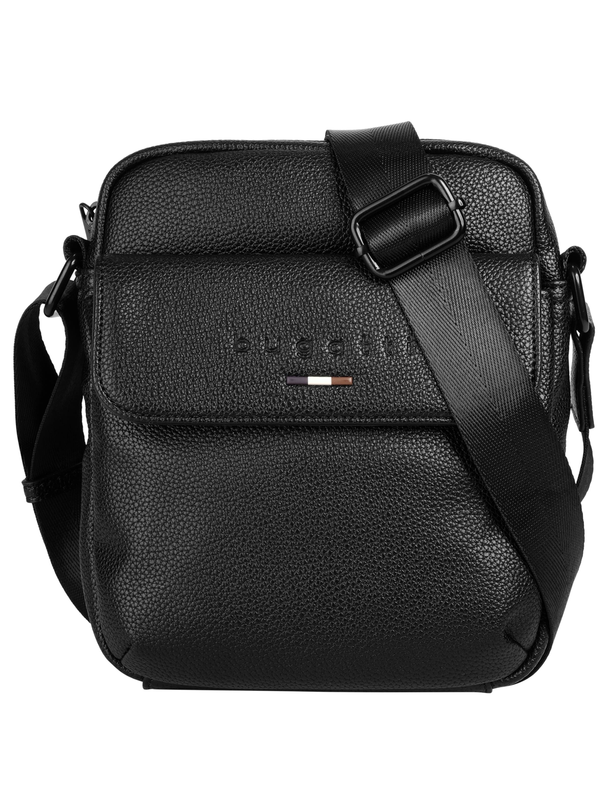 bugatti Crossbody Bag 'RICO' in Black: front