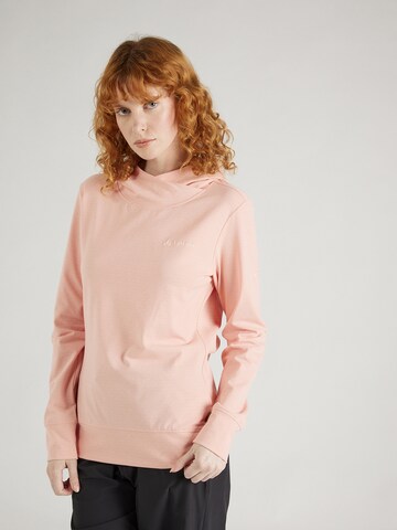 VAUDE - Sweatshirt de desporto 'Tuenno' em rosa: frente