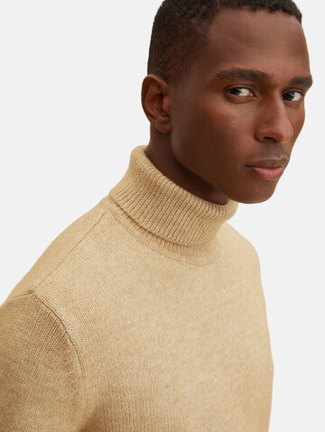 TOM TAILOR Sweter w kolorze brązowy
