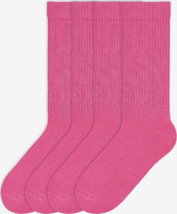 Von Jungfeld Socks 'CASUAL CLASSIC' in Pink: front