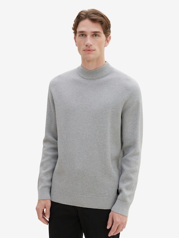 TOM TAILOR Sweater in Grey: front