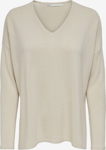 ONLY Sweater 'Amalia' in Beige: front