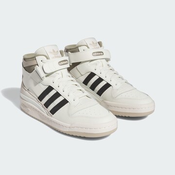 Baskets hautes 'Forum' ADIDAS ORIGINALS en blanc