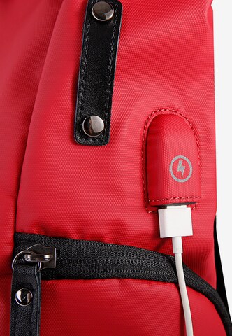 Peak Time Backpack 'PT-305' in Red